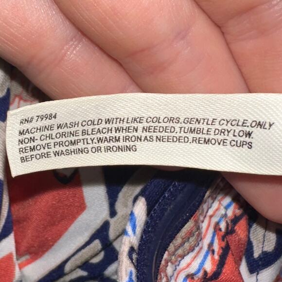 Soma Paisley Halter Handkerchief Hem Midi Dress Size Medium - Picture 7 of 13